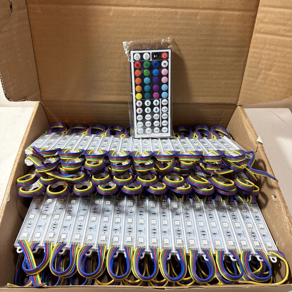 240ct RGB LED Module Lights Waterproof 5050 SMD Color Changing w/ IR Remote